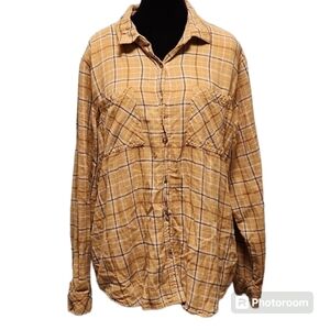 Universal Thread - mustard yellow button down XXL